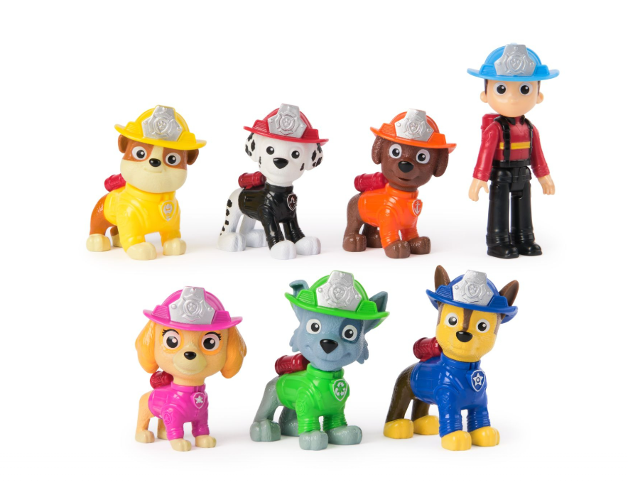 PATRULA CATELUSILOR FIRE RESCUE SET 7 FIGURINE, 6072961