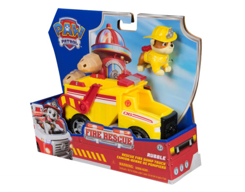 PATRULA CATELUSILOR VEHICUL DE SALVARE MASINA DE POMPIERI SI FIGURINA RUBBLE, 6072699_20151508