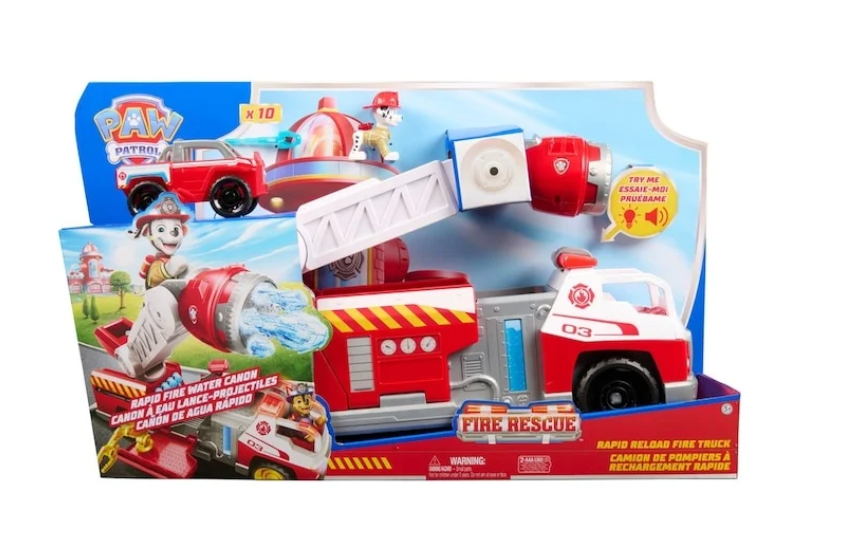 PATRULA CATELUSILOR MASINA DE POMPIERI CU LUMINI SI SUNETE, 6072600