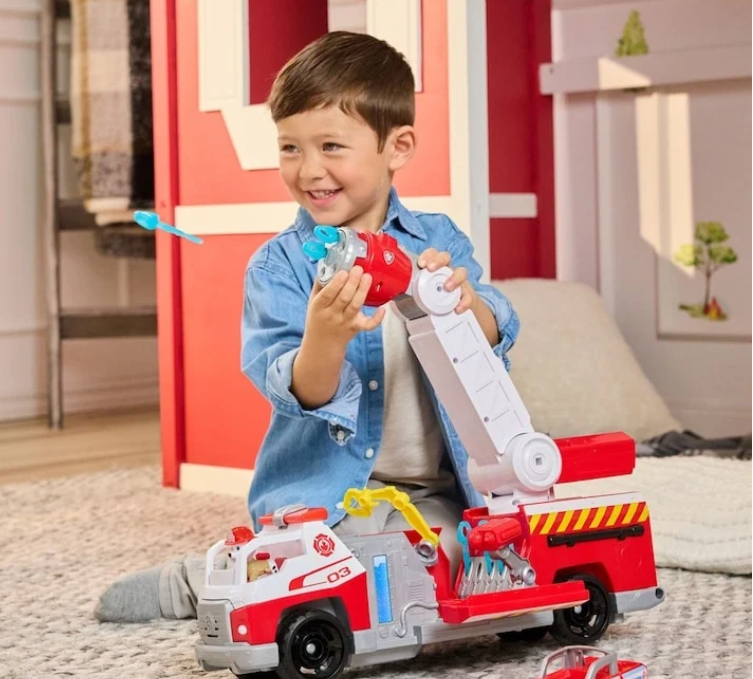 PATRULA CATELUSILOR MASINA DE POMPIERI CU LUMINI SI SUNETE, 6072600