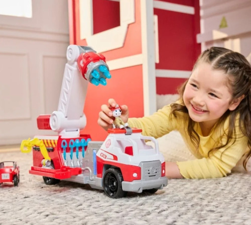 PATRULA CATELUSILOR MASINA DE POMPIERI CU LUMINI SI SUNETE, 6072600