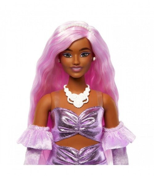 Кукла Барби в стиле «Делюкс» с фиолетовыми волосам, MTHYV25