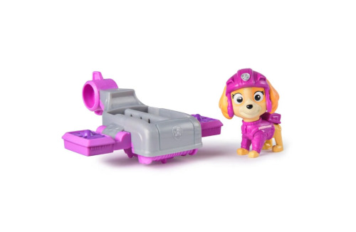 PATRULA CATELUSILOR ACTION PUPS SET VEHICUL DE SALVARE HOVERBOARD SI FIGURINA SKYE 5 CM, 6071503_20149607