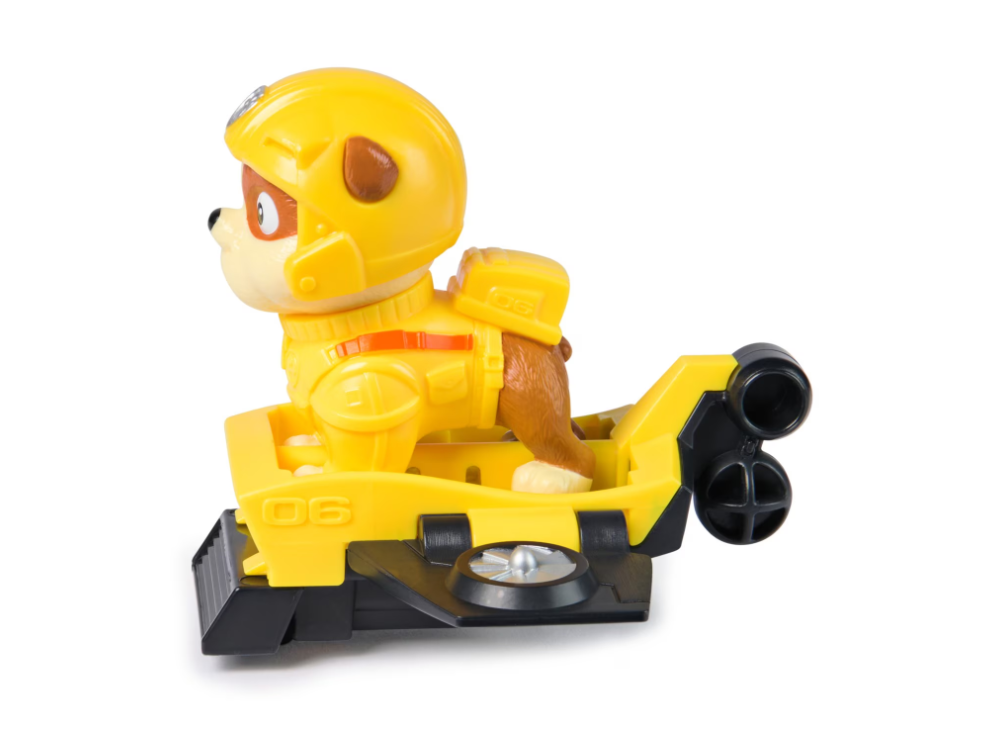 PATRULA CATELUSILOR ACTION PUPS SET VEHICUL DE SALVARE HOVERBOARD SI FIGURINA RUBBLE 5 CM, 6071503_20149606