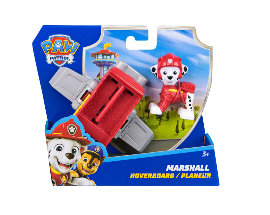 PATRULA CATELUSILOR ACTION PUPS SET VEHICUL DE SALVARE HOVERBOARD SI FIGURINA MARSHALL 5 CM, 6071503_20149605