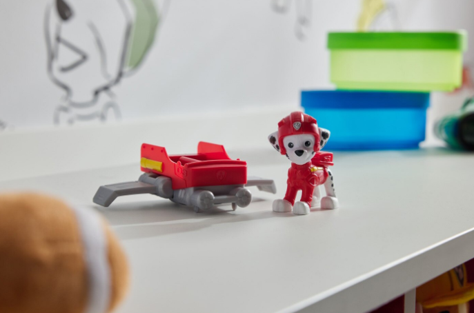 PATRULA CATELUSILOR ACTION PUPS SET VEHICUL DE SALVARE HOVERBOARD SI FIGURINA MARSHALL 5 CM, 6071503_20149605