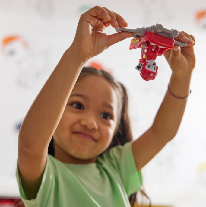 PATRULA CATELUSILOR ACTION PUPS SET VEHICUL DE SALVARE HOVERBOARD SI FIGURINA MARSHALL 5 CM, 6071503_20149605