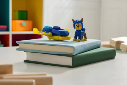 PATRULA CATELUSILOR ACTION PUPS SET VEHICUL DE SALVARE HOVERBOARD SI FIGURINA CHASE 5 CM, 6071503_20149604