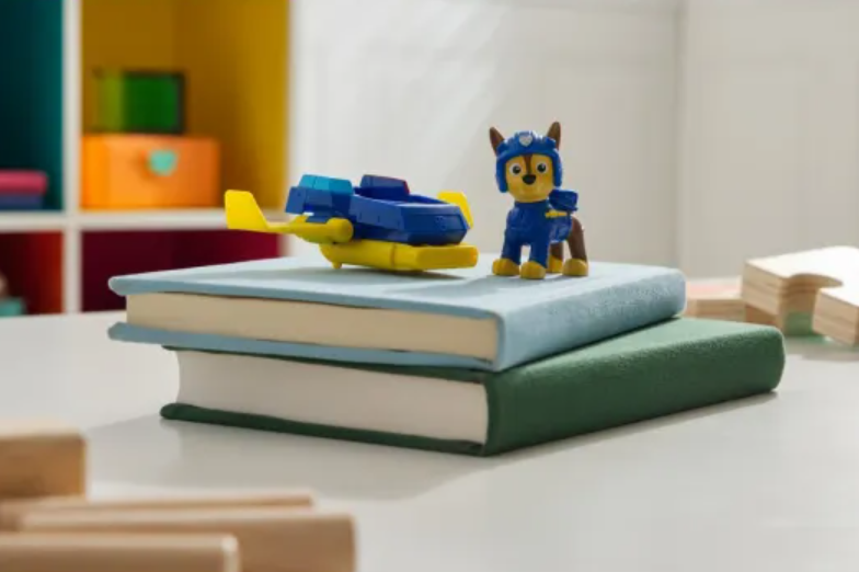 PATRULA CATELUSILOR ACTION PUPS SET VEHICUL DE SALVARE HOVERBOARD SI FIGURINA CHASE 5 CM, 6071503_20149604