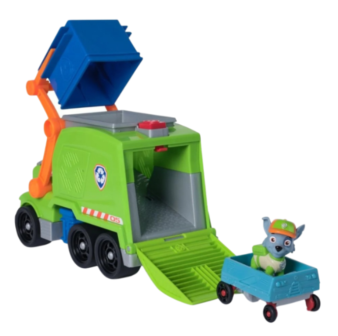 PATRULA CATELUSILOR ROCKY SI CAMIONUL DE RECICLARE CRUSH N ROLL, 6071248