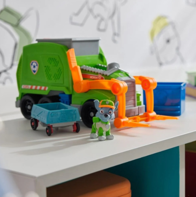 PATRULA CATELUSILOR ROCKY SI CAMIONUL DE RECICLARE CRUSH N ROLL, 6071248