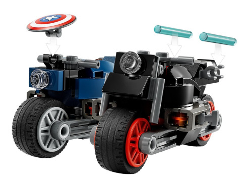 Конструктор Lego Marvel: Black Widow & Captain America Motorcycles 76260