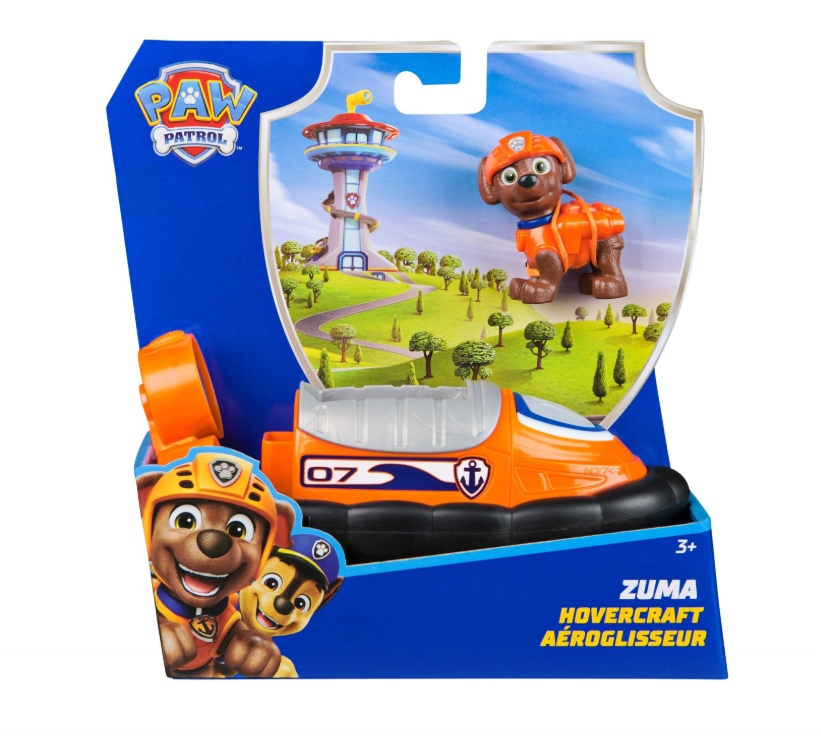 PATRULA CATELUSILOR SET VEHICUL DE BAZA HOVERCRAFT SI FIGURINA ZUMA, 6071153_20148933