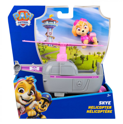 PATRULA CATELUSILOR SET VEHICUL DE BAZA ELICOPTER SI FIGURINA SKYE, 6071153_20148932