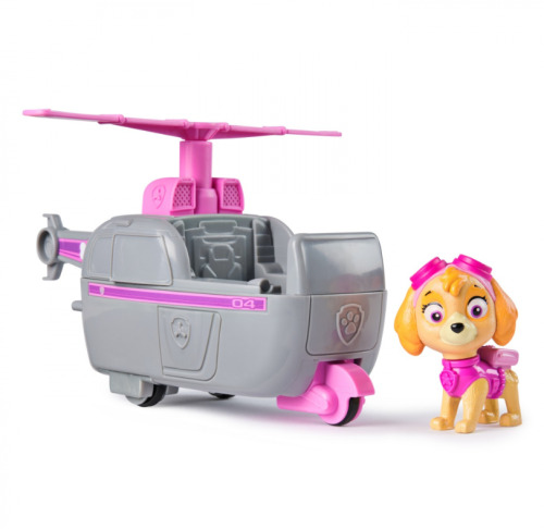 PATRULA CATELUSILOR SET VEHICUL DE BAZA ELICOPTER SI FIGURINA SKYE, 6071153_20148932