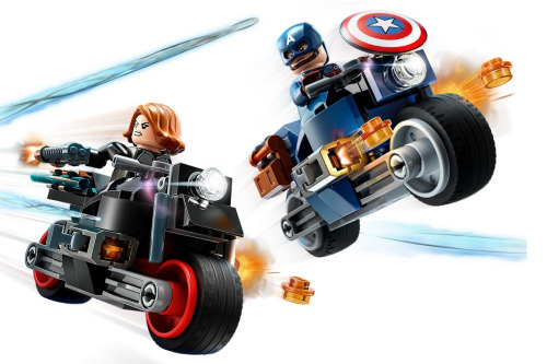 Конструктор Lego Marvel: Black Widow & Captain America Motorcycles 76260