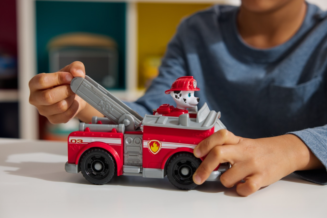 PATRULA CATELUSILOR SET VEHICUL DE BAZA MASINA DE POMPIERI SI FIGURINA MARSHALL, 6071153_20148929