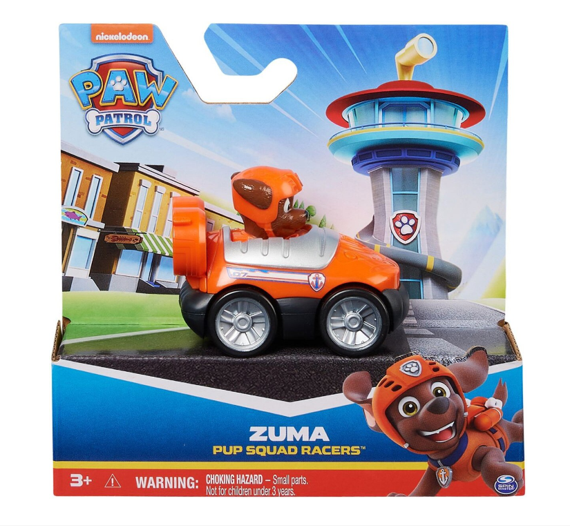 PATRULA CATELUSILOR PUP SQUAD RACERS VEHICUL CU FIGURINA ZUMA, 6070433_20148850