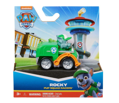PATRULA CATELUSILOR PUP SQUAD RACERS VEHICUL CU FIGURINA ROCKY, 6070433_20148849