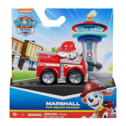 PATRULA CATELUSILOR PUP SQUAD RACERS VEHICUL CU FIGURINA MARSHALL, 6070433_20147941