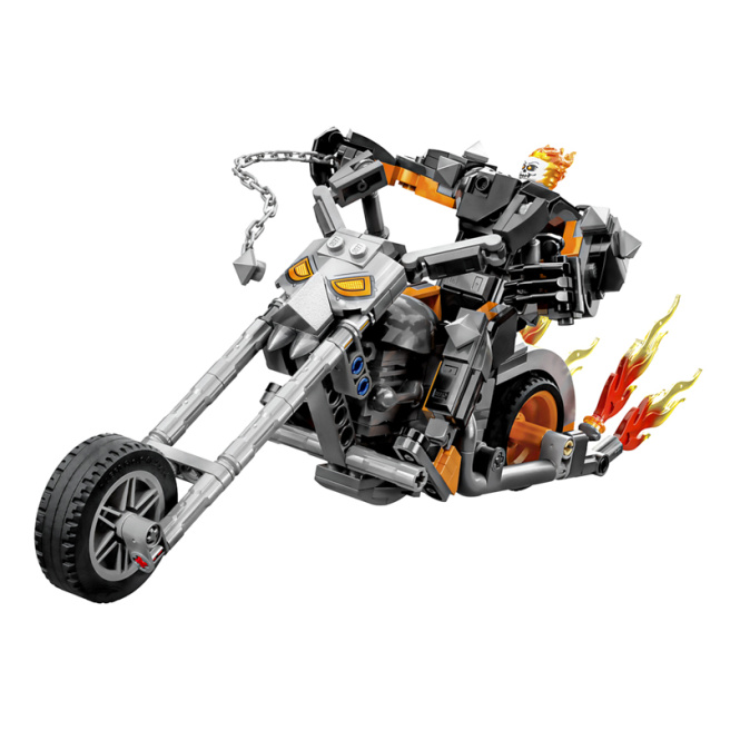Конструктор LEGO Marvel Призрачный гонщик и мотоцикл 76245