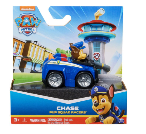 PATRULA CATELUSILOR PUP SQUAD RACERS VEHICUL CU FIGURINA CHASE, 6070433_20147940