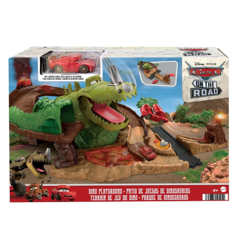 CARS SET DE JOACA DINO SI MASINUTA CAVE FULGER MCQUEEN, MTHMD74