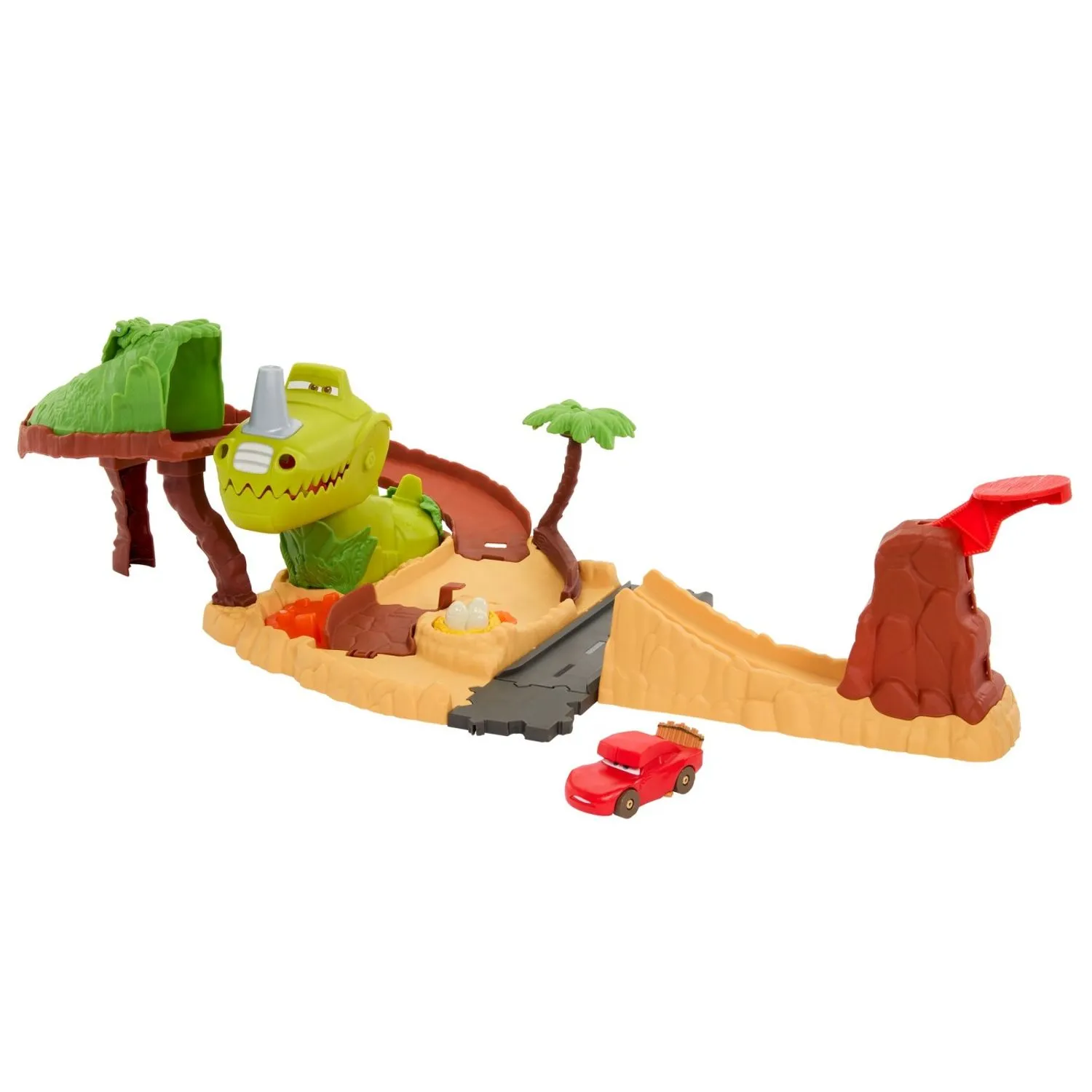 CARS SET DE JOACA DINO SI MASINUTA CAVE FULGER MCQUEEN, MTHMD74