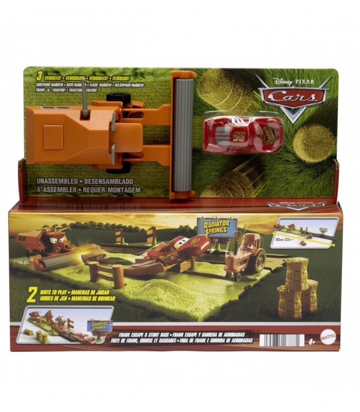 CARS SET DE JOACA PISTA DE ACROBATII FRANK ESCAPE SI STUNT RACE,  MTHRX48