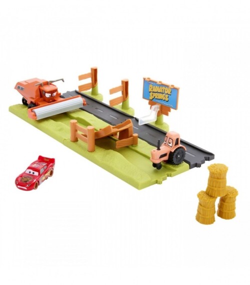 CARS SET DE JOACA PISTA DE ACROBATII FRANK ESCAPE SI STUNT RACE,  MTHRX48