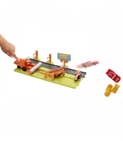 CARS SET DE JOACA PISTA DE ACROBATII FRANK ESCAPE SI STUNT RACE,  MTHRX48