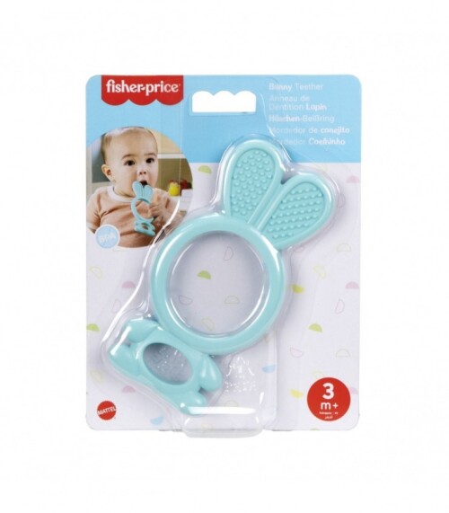 Прорезыватель для зубов для малышей: синий зайчик, MTJFJ95_JFJ98