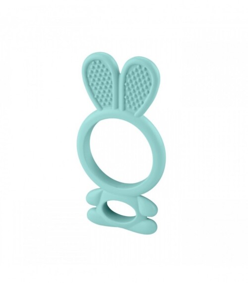 Прорезыватель для зубов для малышей: синий зайчик, MTJFJ95_JFJ98