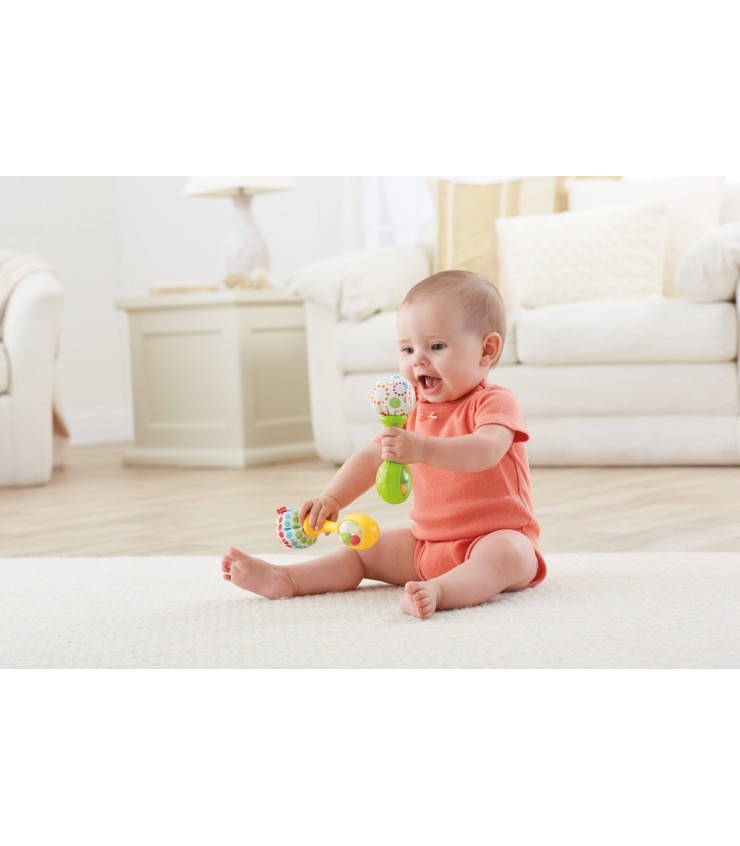 Набор из 2 погремушек-маракасов Fisher Price, MTBLT33