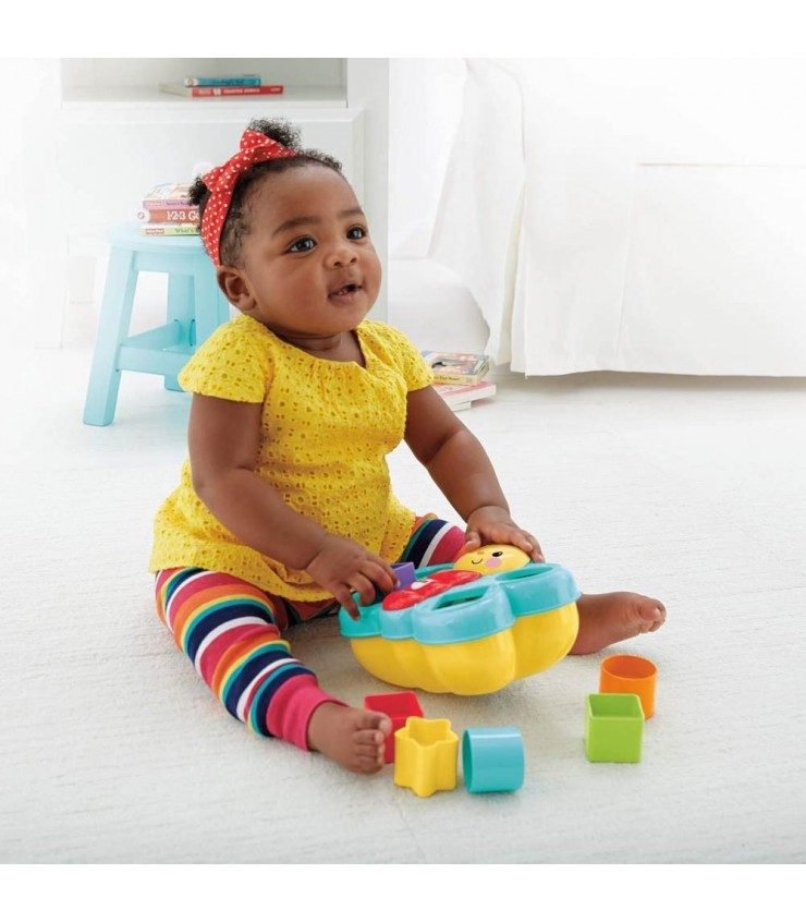 Интерактивная игрушка Fisher Price «Бабочка» с геометрическими фигурами и различными заданиями, MTCDC22