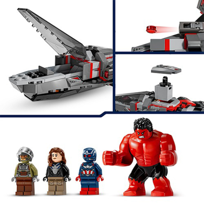 Конструктор LEGO Marvel Битва Капитана Америки против Красного Халка 76292