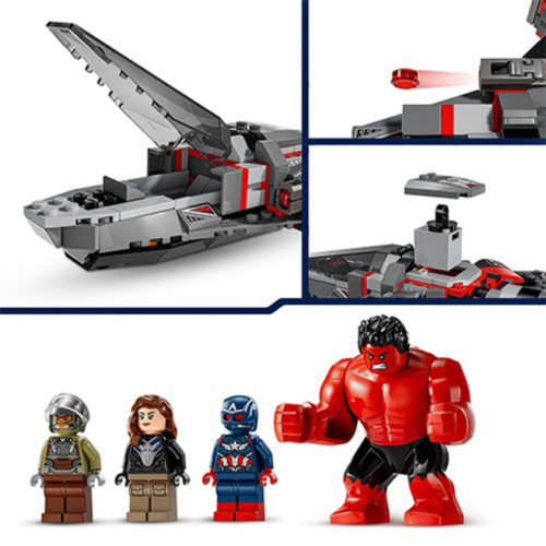 Конструктор LEGO Marvel Битва Капитана Америки против Красного Халка 76292