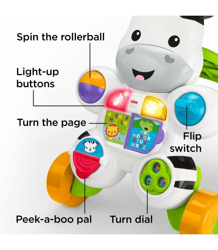 Ходунок Зебра FISHER PRICE, MTDLD80