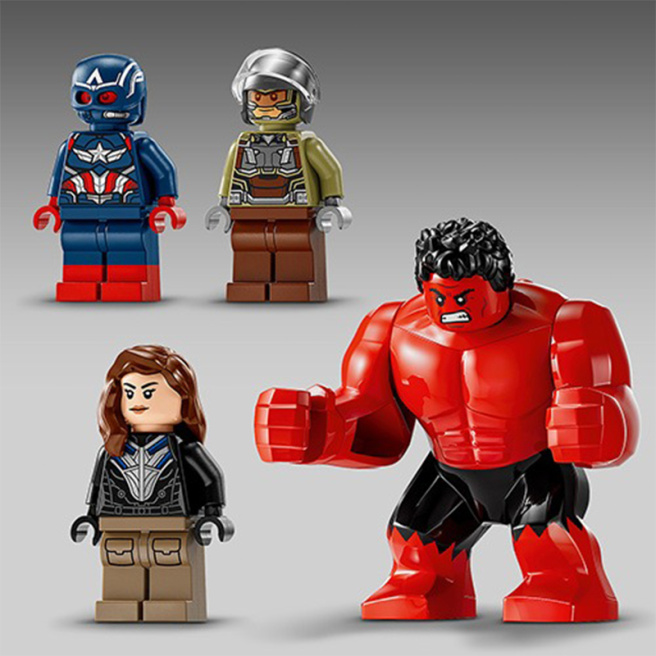 Конструктор LEGO Marvel Битва Капитана Америки против Красного Халка 76292