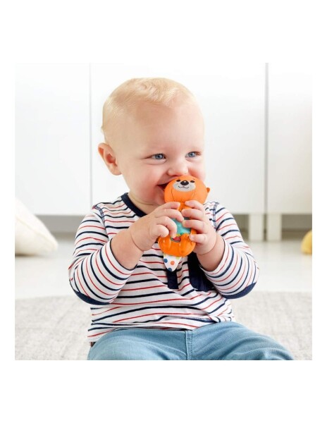 Игрушка-погремушка FISHER PRICE выдра оранжевая, MTGHL23_FXC21