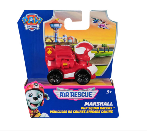 Щенячий патруль Pup Squad Racers Air Rescue металлический автомобиль Маршалл масштаб 1:55, 6067086_20149843