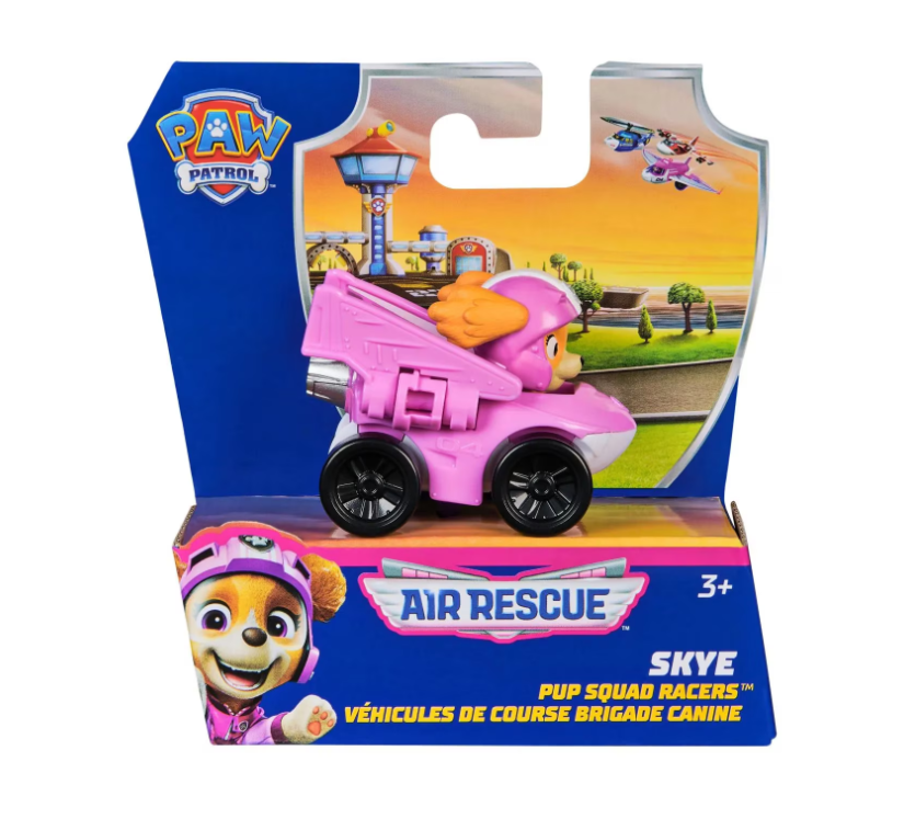 Щенячий патруль Pup Squad Racers Air Rescue металлический автомобиль Скай масштаб 1:55, 6067086_20149840