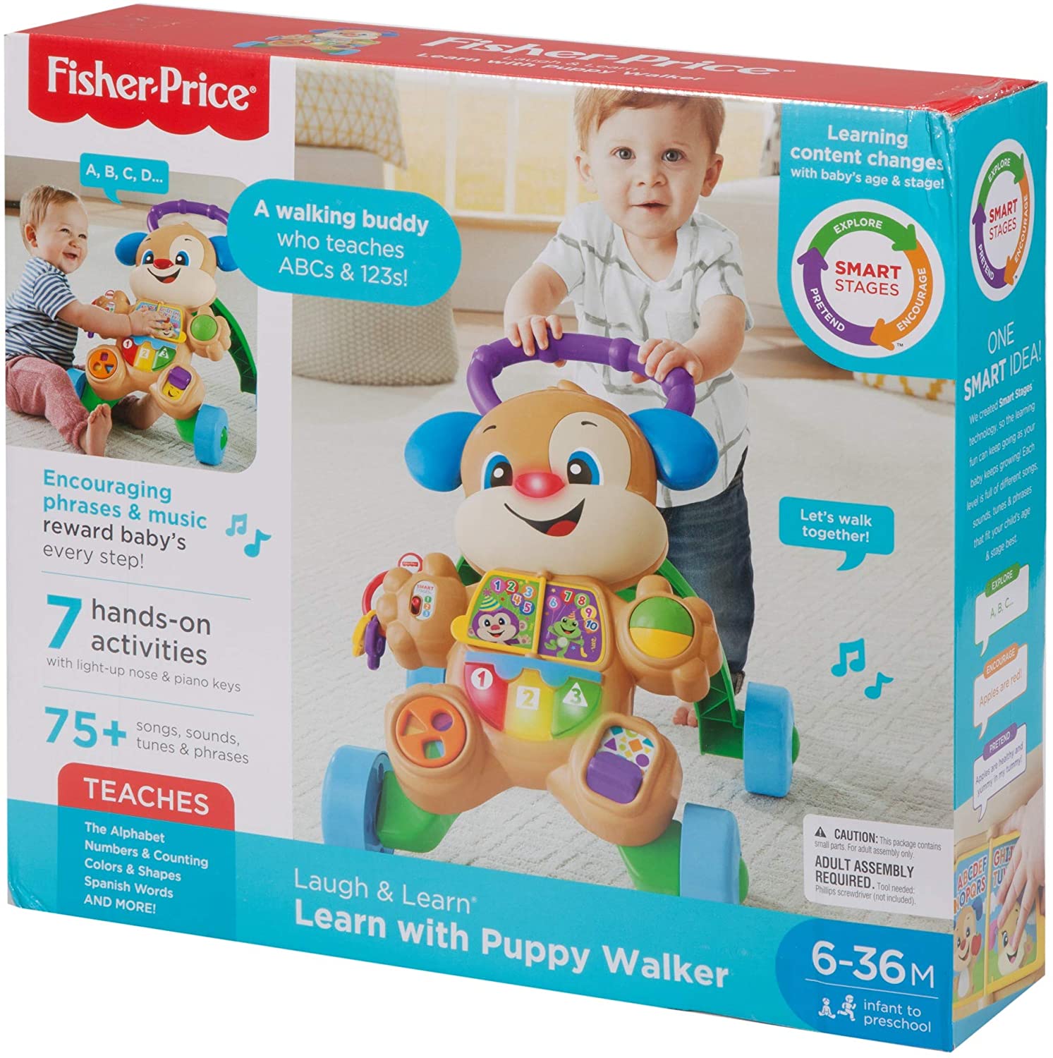 Интерактивная ходунка Fisher Price щенок, на румынском языке, MTGXR70