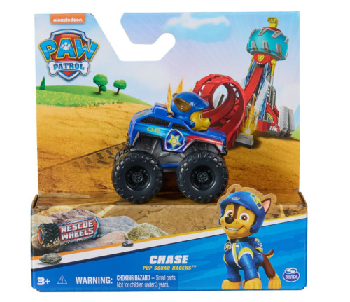 PATRULA CATELUSILOR PUP SQUAD RACERS RESCUE WHEELS VEHICUL METALIC CHASE SCARA 1:55, 6067086_20146973