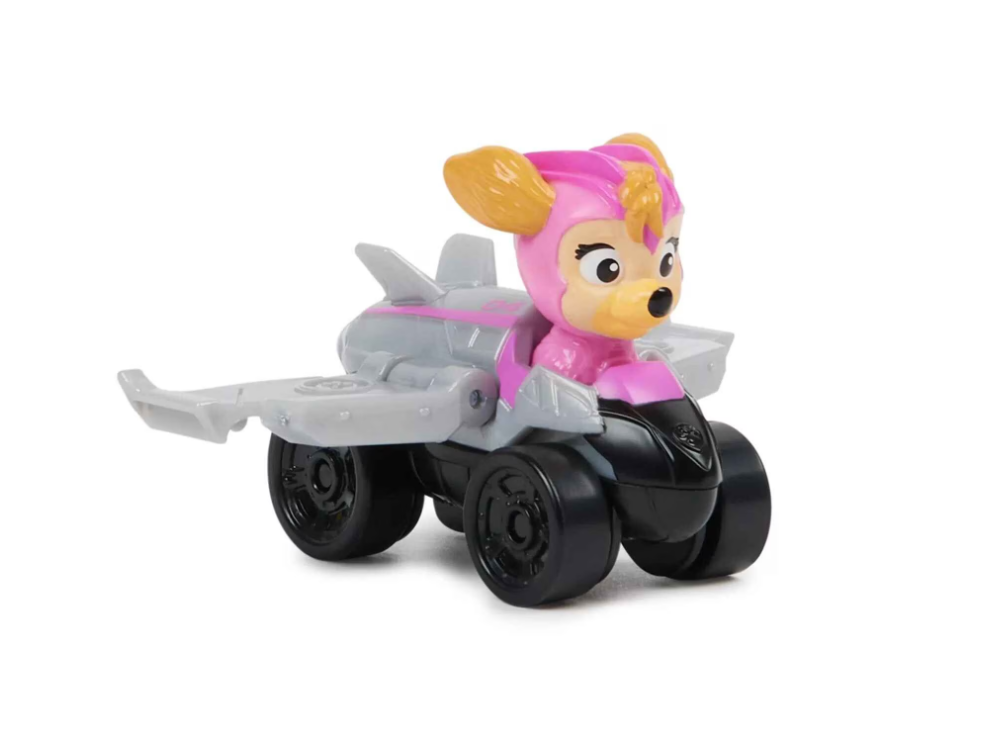 PATRULA CATELUSILOR PUP SQUAD RACERS VEHICUL METALIC SKYE SCARA 1:55, 6067086_20142219