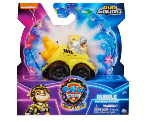 PATRULA CATELUSILOR PUP SQUAD RACERS VEHICUL METALIC RUBBLE SCARA 1:55, 6067086_20142218