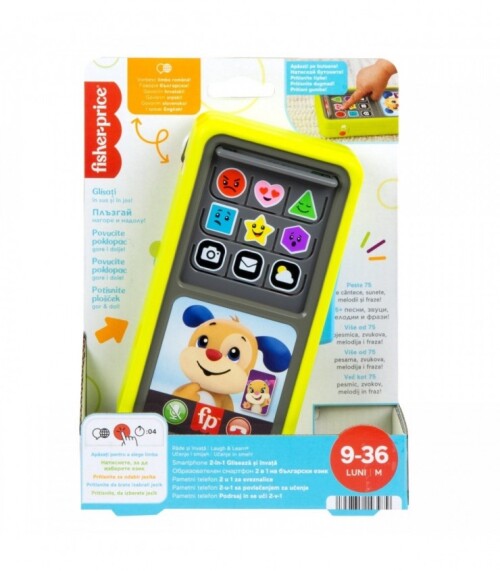 FISHER PRICE LAUGH&LEARN 2IN1 SMARTPHONE IN LIMBA ROMANA, MTHNL49