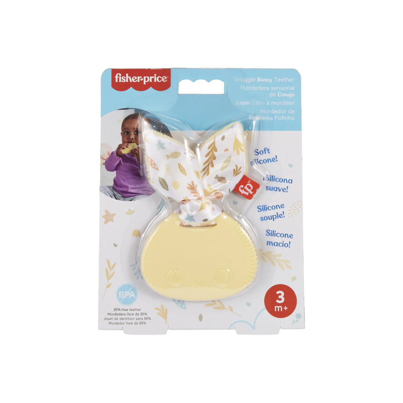 Прорезыватель для зубов Fisher Price Зайчик, MTHRB19_HRB20