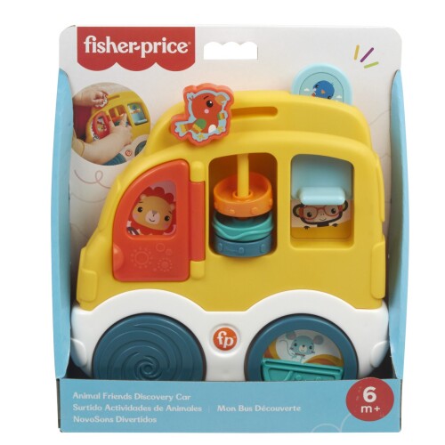 Игровая машинка Fisher Price Друзья животных, MTHXK32_HXK33