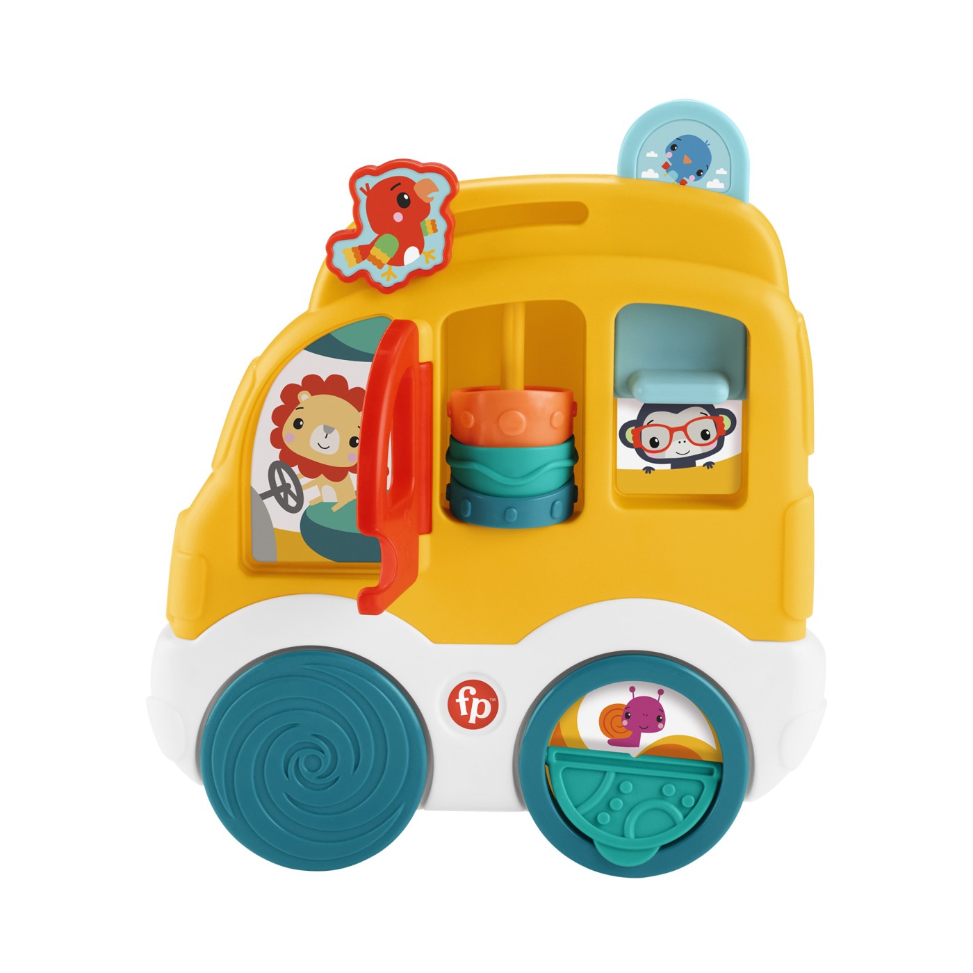 Игровая машинка Fisher Price Друзья животных, MTHXK32_HXK33